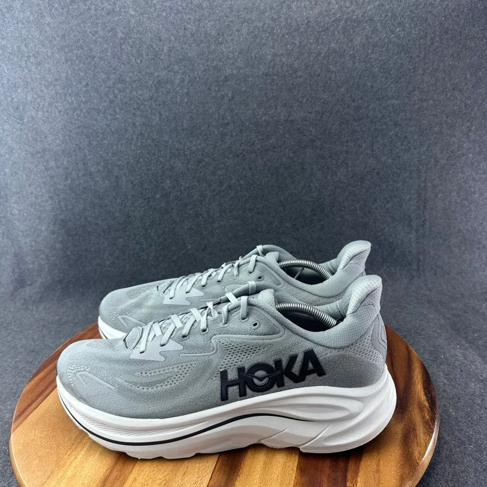 Hoka One One Clifton 10 Shoes Sneakers Men's 13D Grey GYST